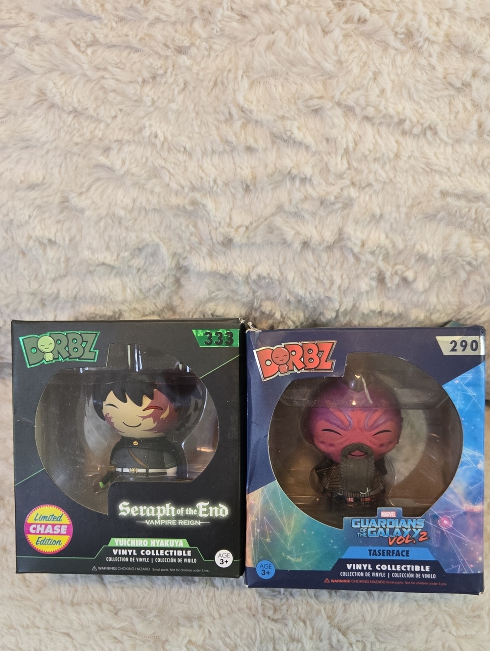 Dorbz Vinyl Collectible Duo - Seraph of the End & Guardians of the Galaxy